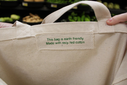 Embroidered Tote Bag - Remy In a "Fruit & Veggie" Rainbow - Food Allergy Awareness